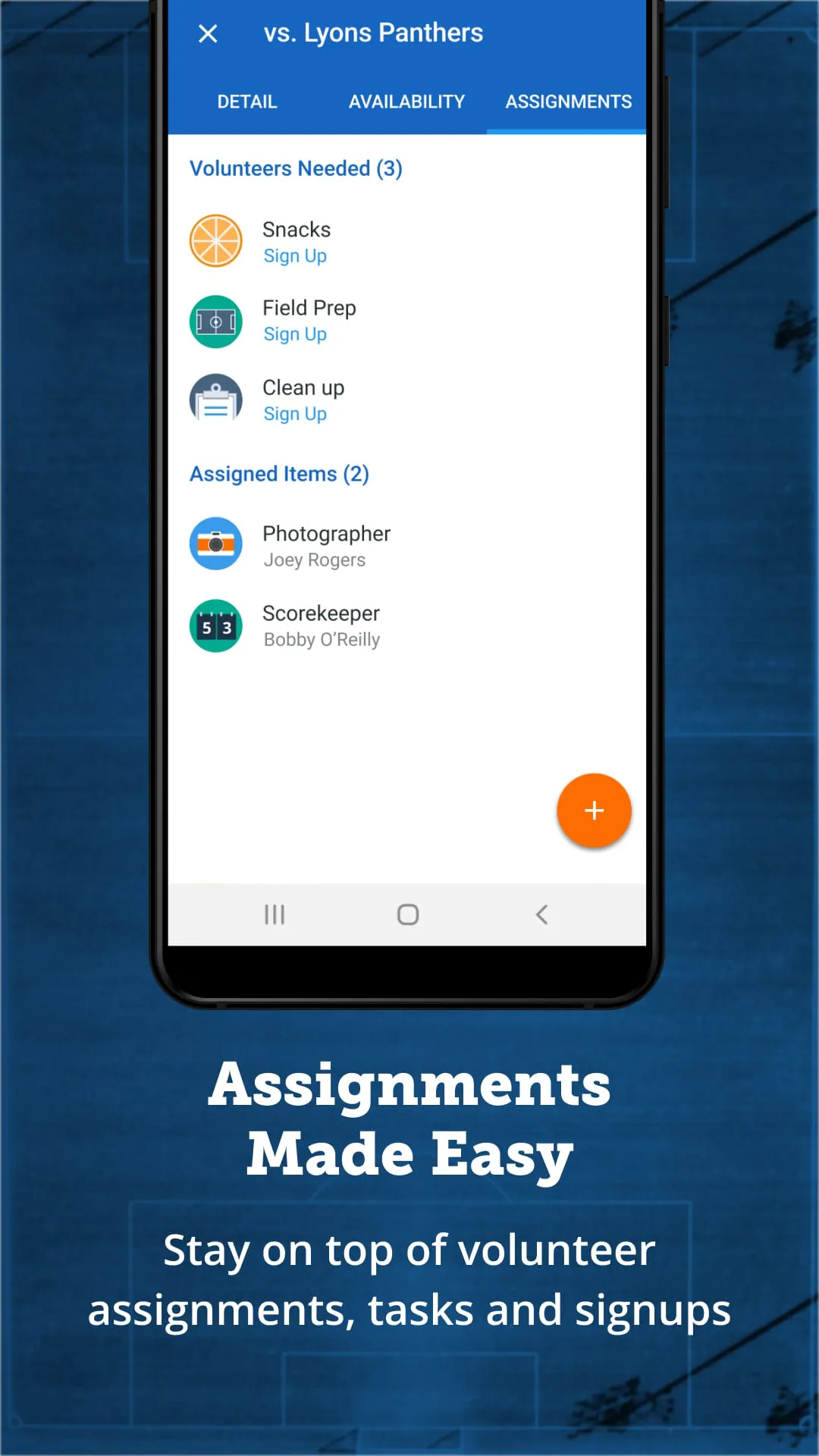 TeamSnap: manage youth sports