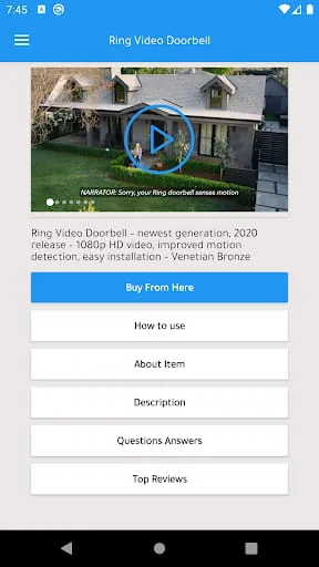 Ring Video Doorbell