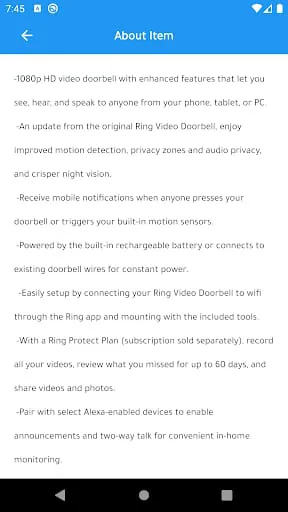 Ring Video Doorbell