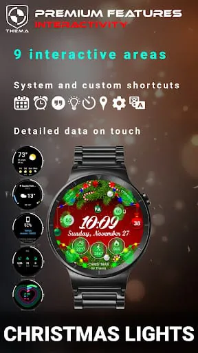 Christmas Lights Watch Face