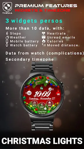 Christmas Lights Watch Face