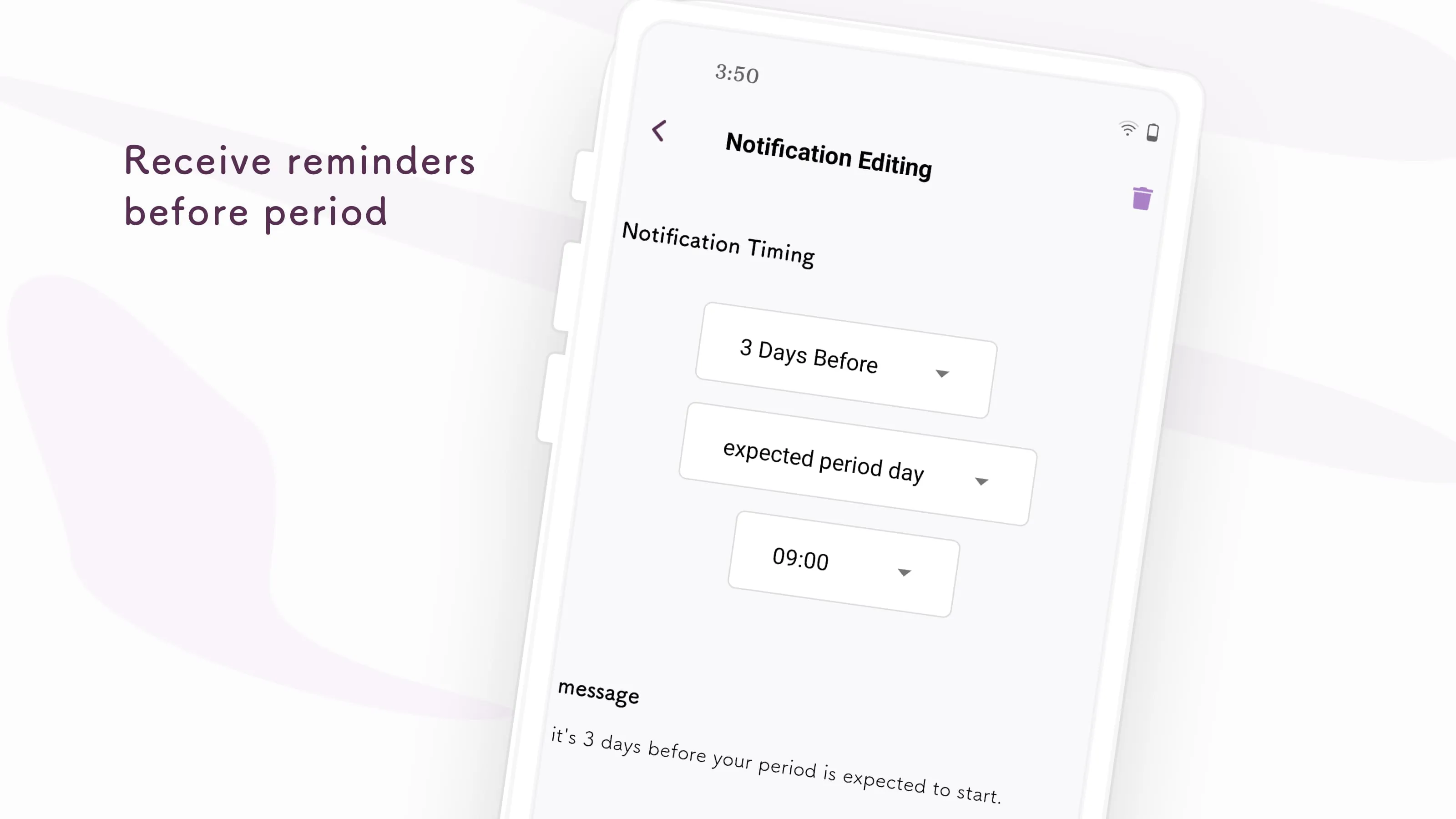Simpluna: Menstrual Calendar