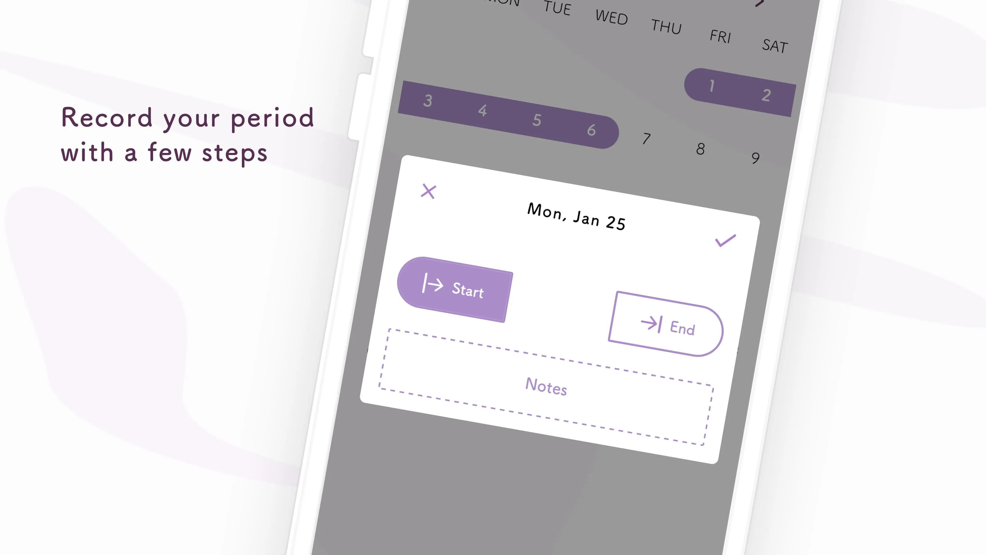 Simpluna: Menstrual Calendar