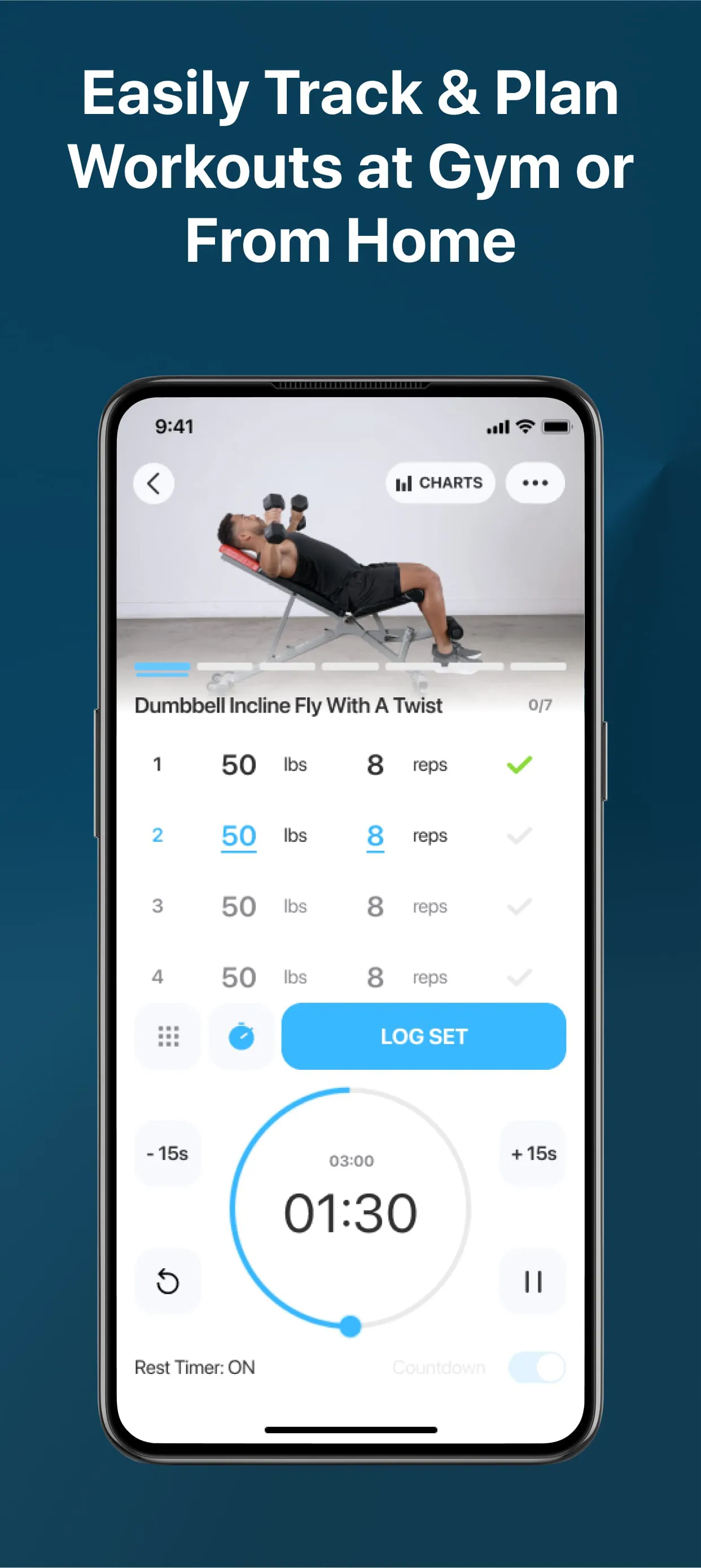 JEFIT Gym Workout Plan Tracker
