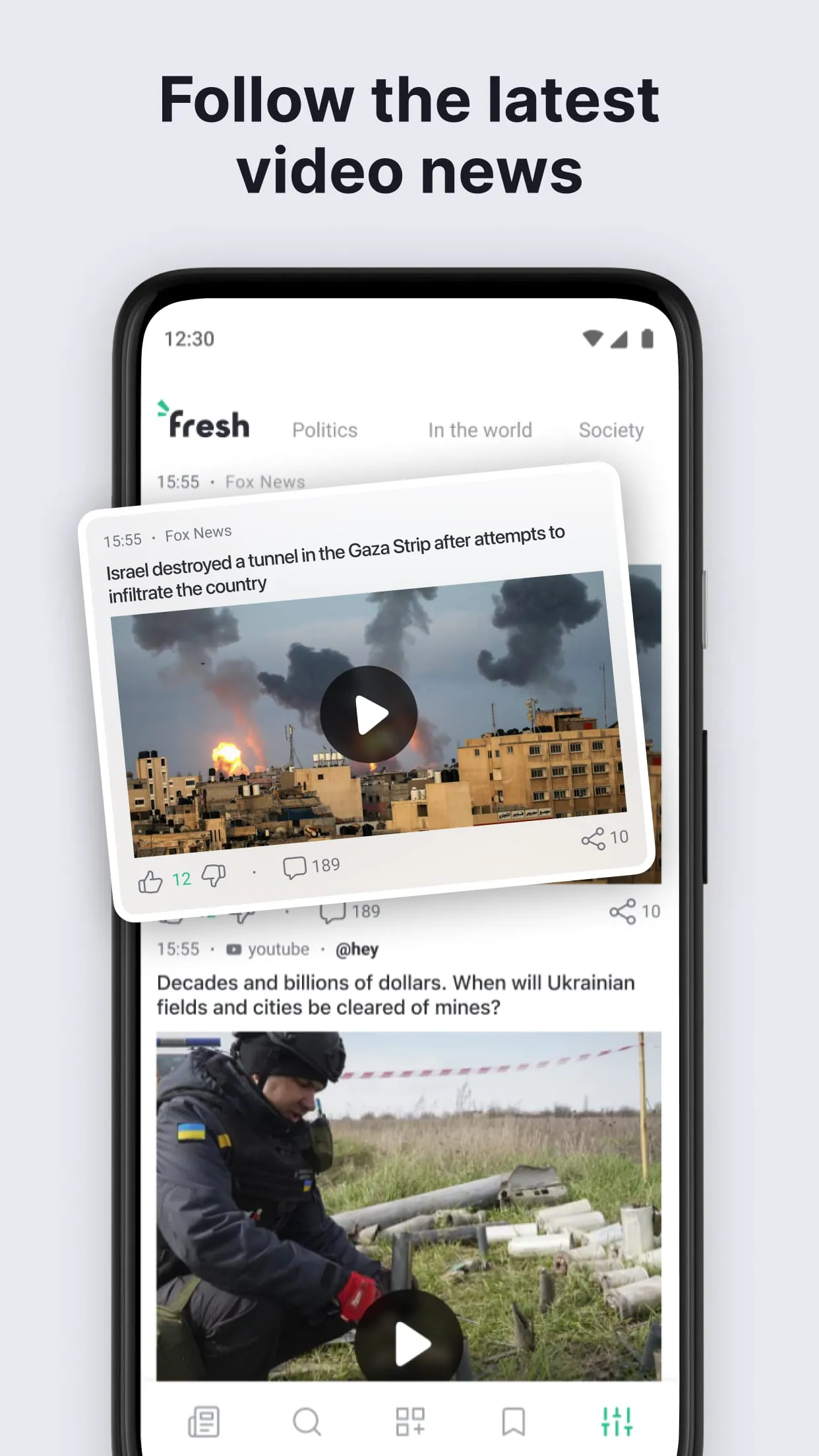 fresh - Daily news break app