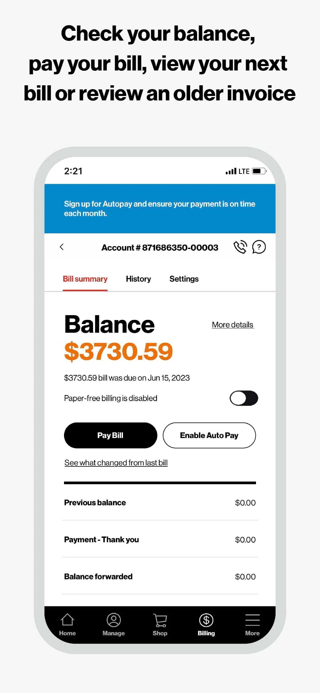 My Verizon For Business