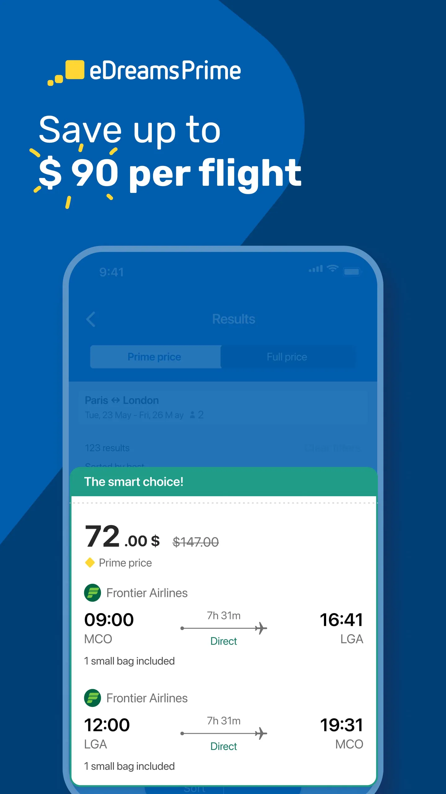 eDreams: Flights, Hotels, Cars