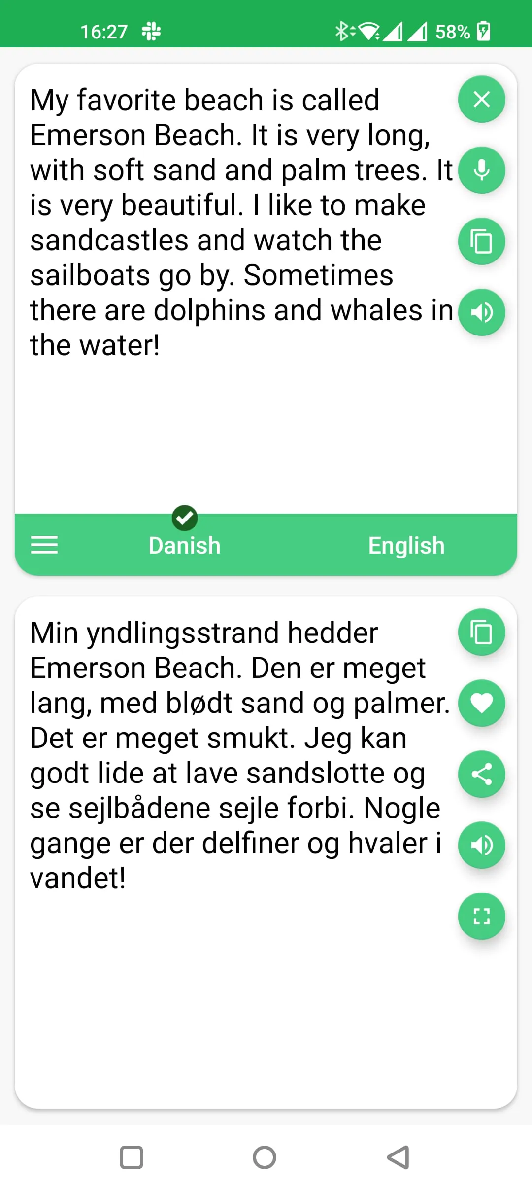 Danish - English Translator