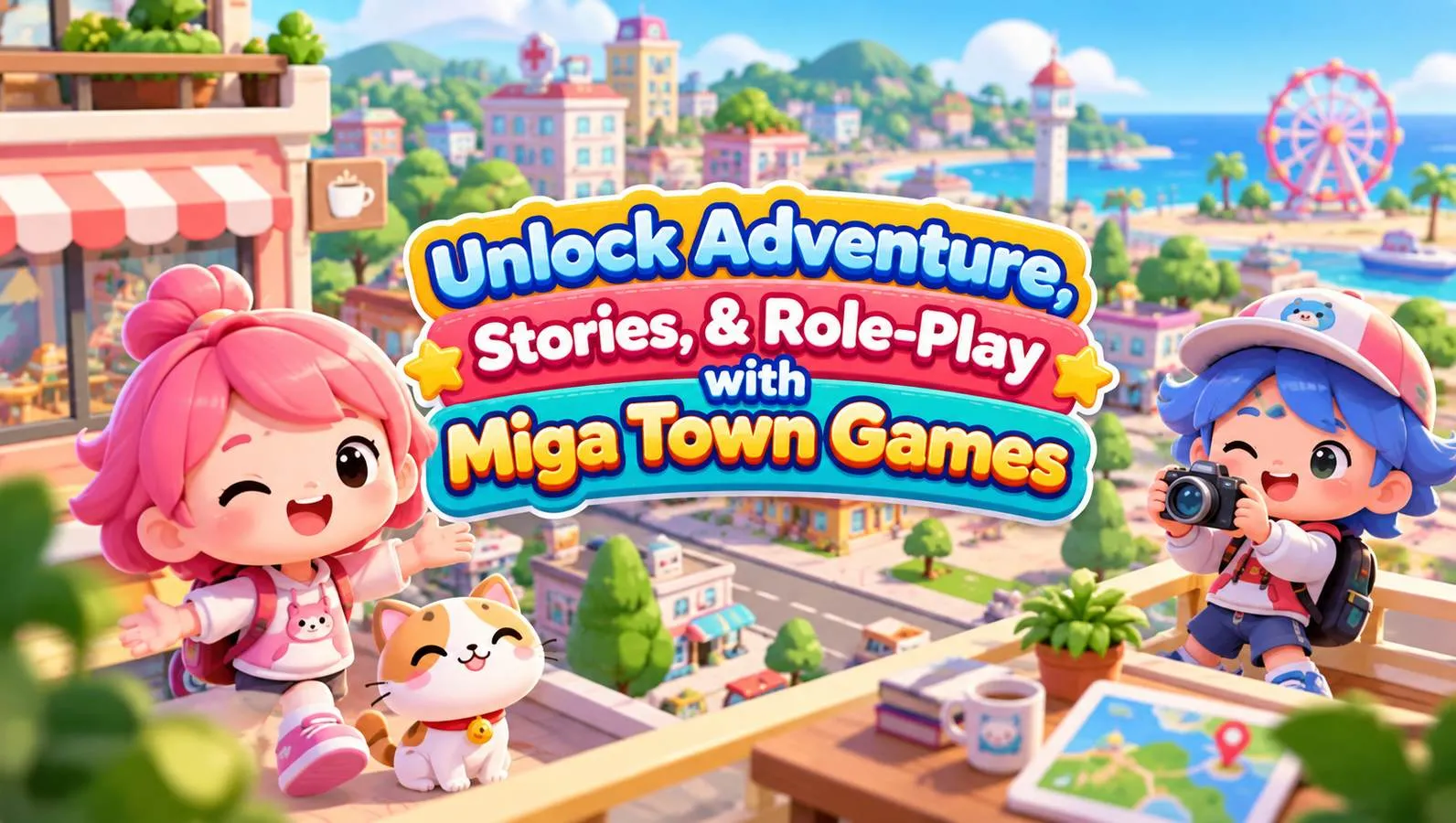 Unlock Adventure, Stories, & Role-Play with Miga Town Games