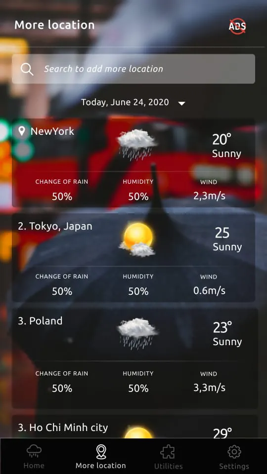 Weather App - Weather Channel