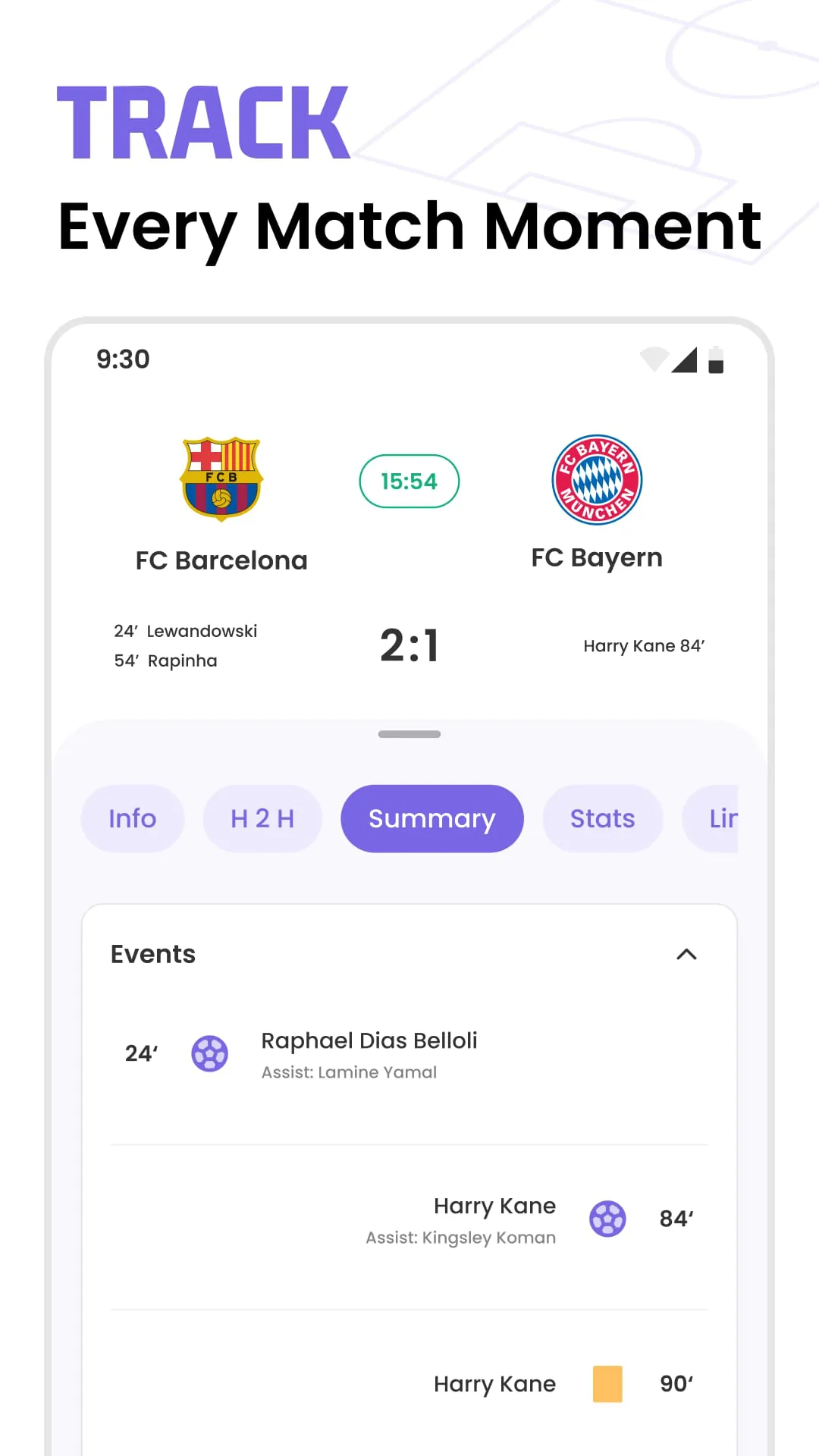 Soccer Live Scores: SnapGoal
