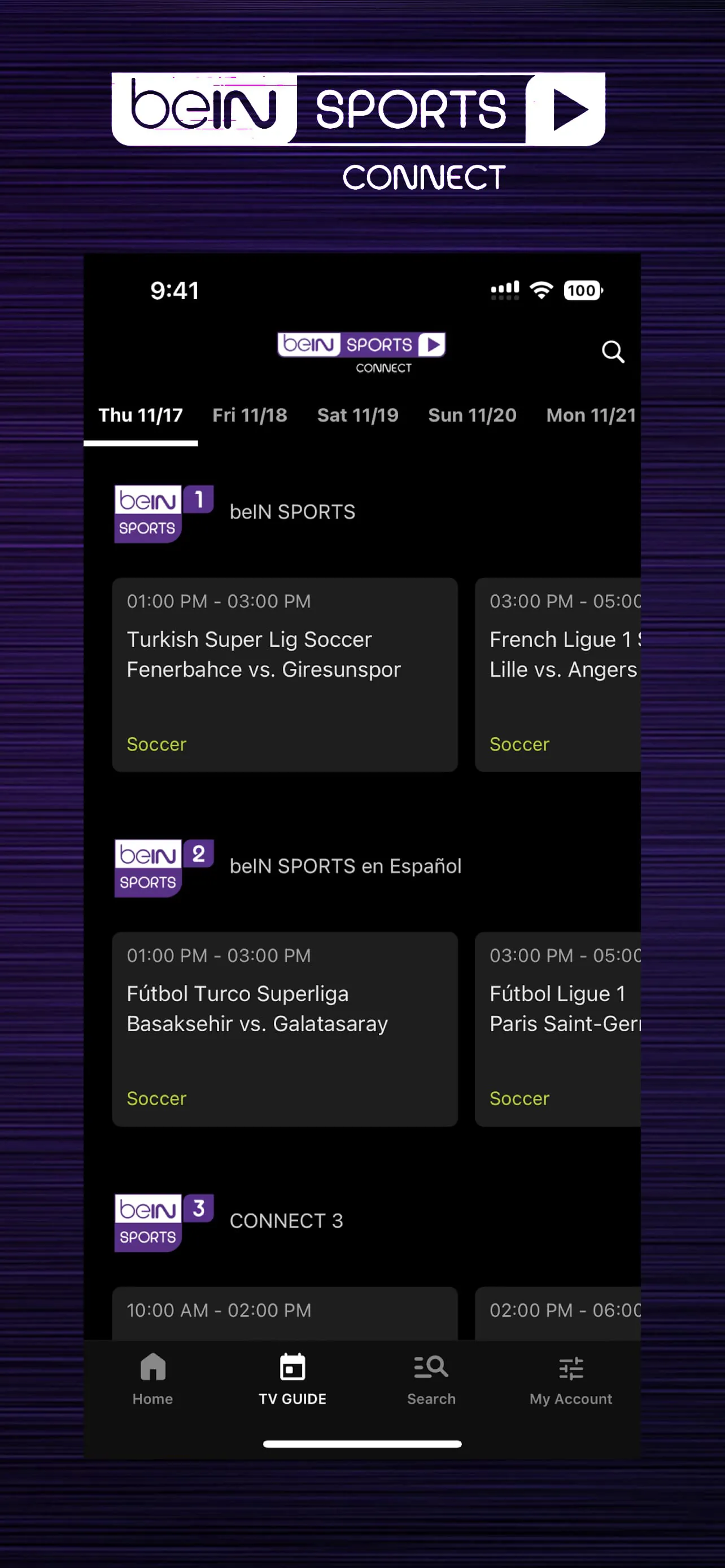 beIN SPORTS CONNECT