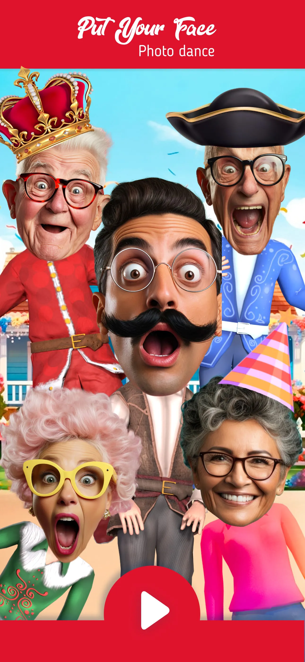 Christmas Face - Photo dance
