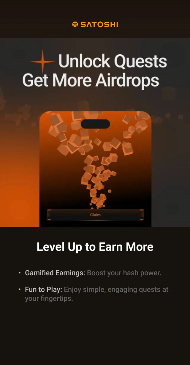 Satoshi App: Get Airdrops