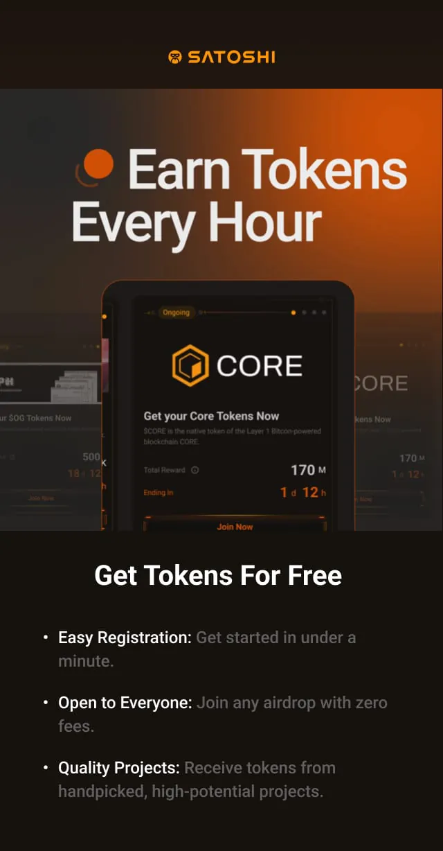 Satoshi App: Get Airdrops