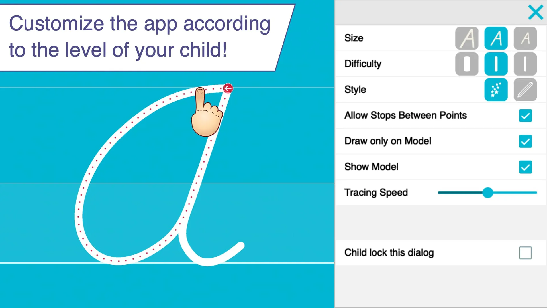 Cursive Letters Writing Wizard