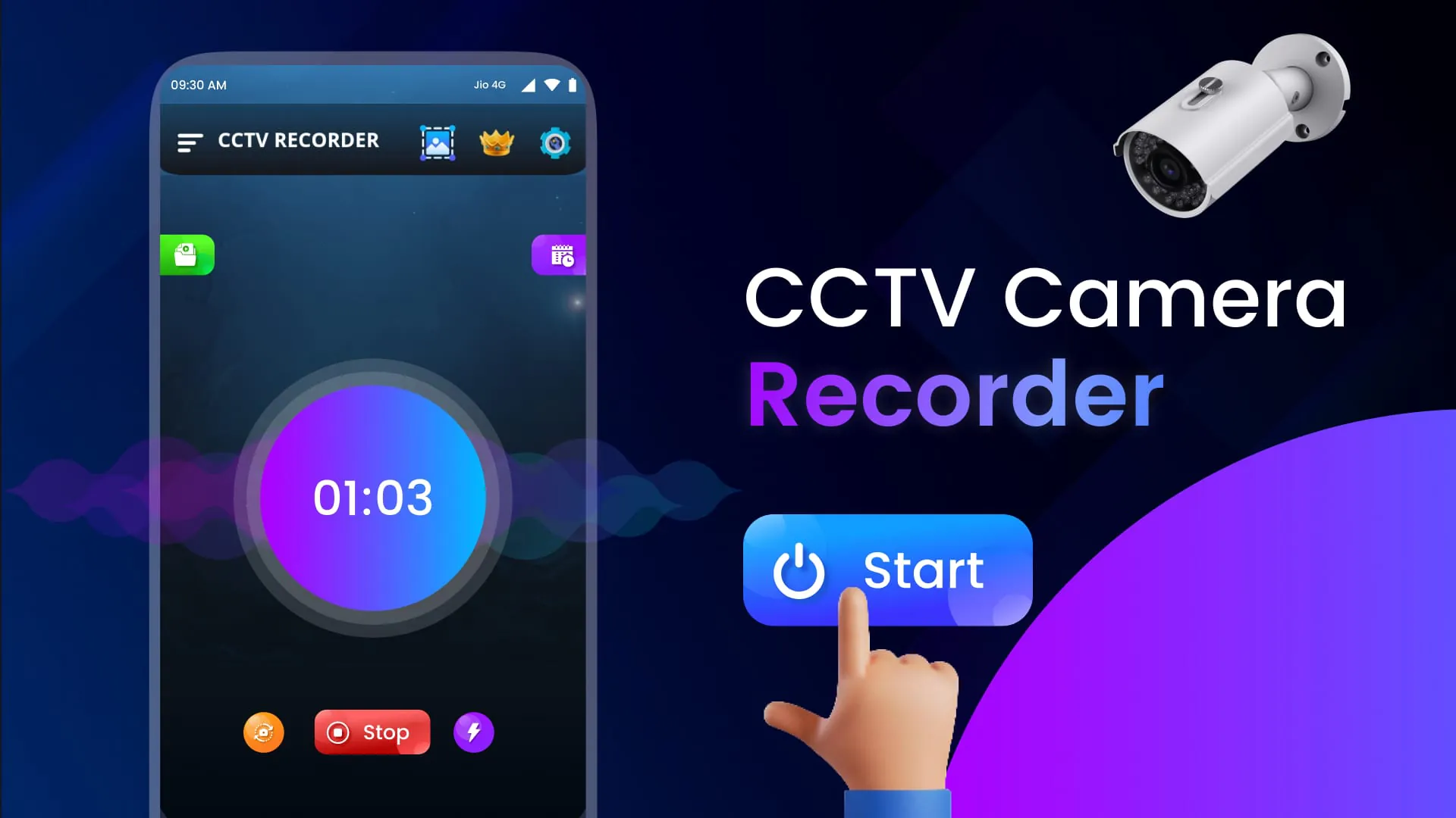 CCTV Camera Video Recorder App