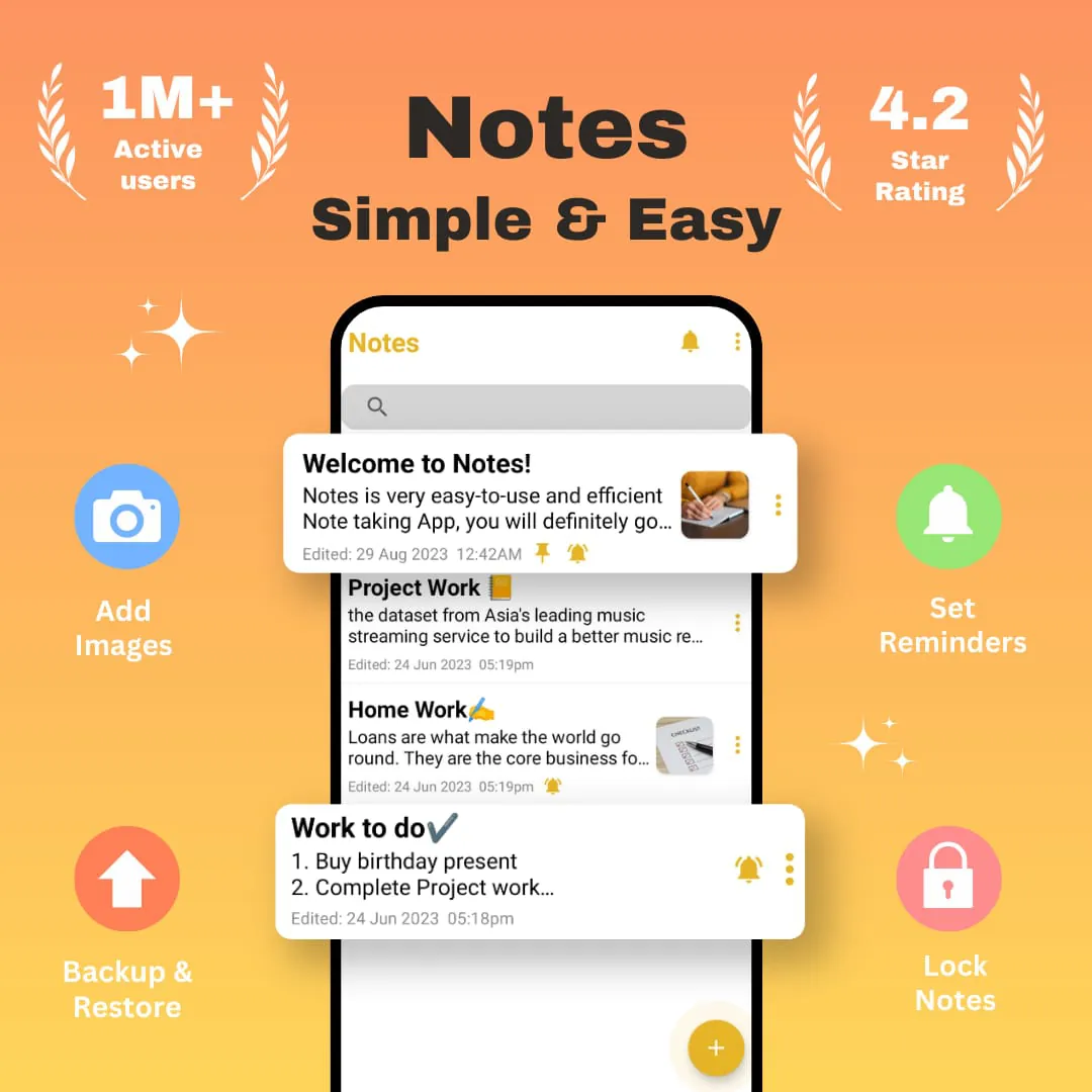 Notes - Notepad and Reminders