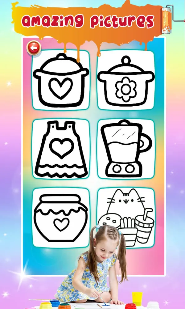 Kitchen Tools Coloring Book