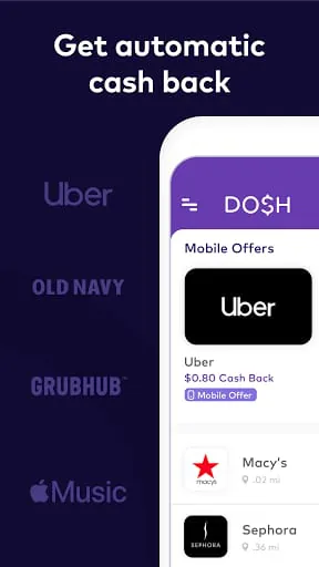 Dosh: Earn cash back everyday!