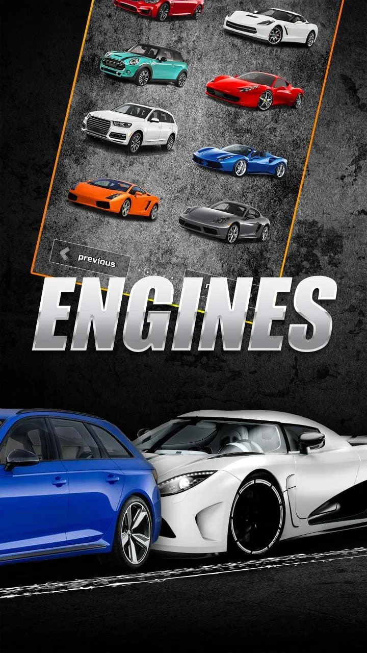 Engines sounds of legend cars