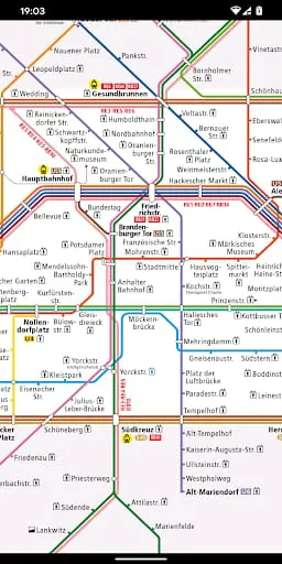Berlin Liniennetz S und U Bahn