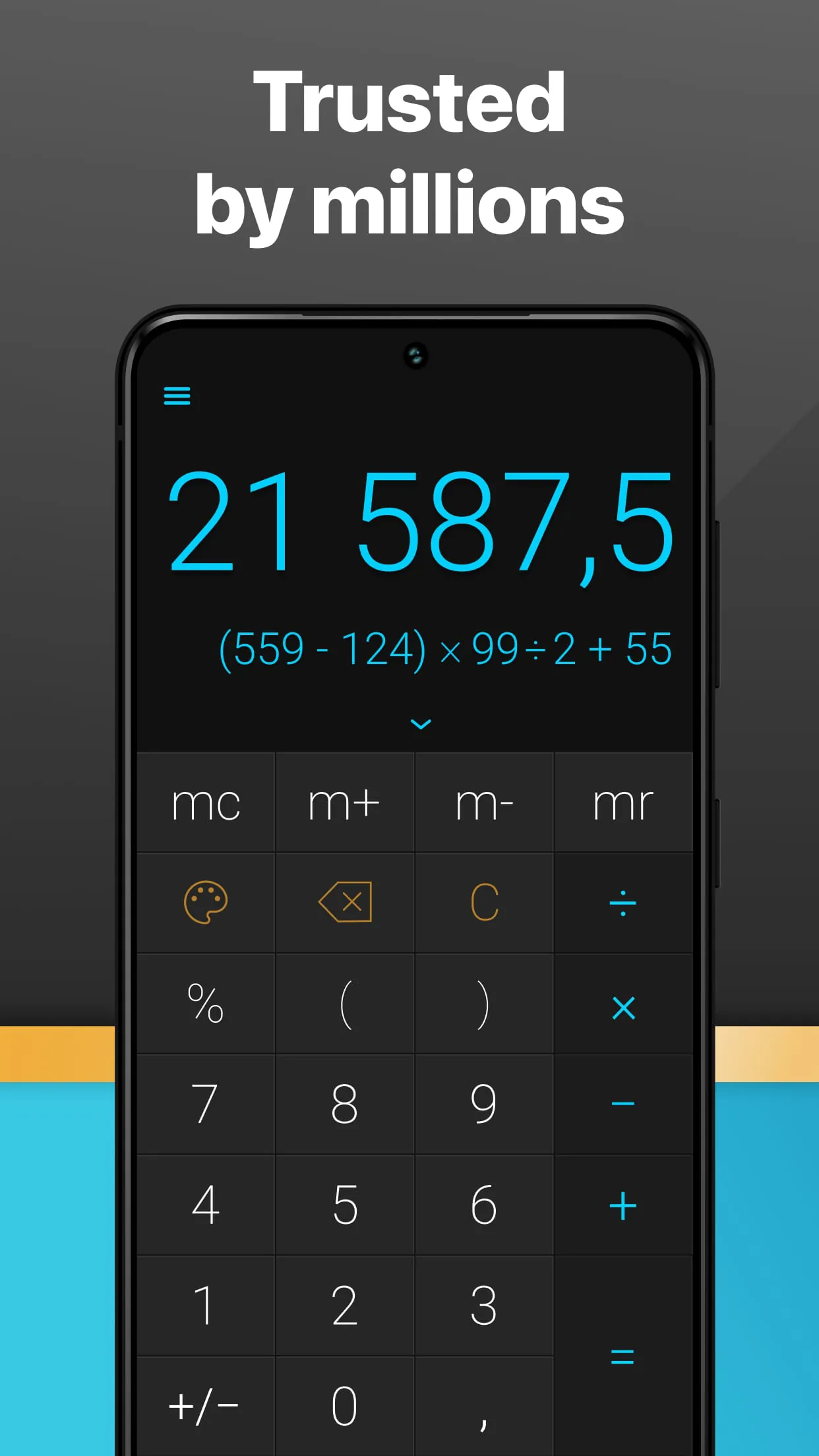 CALCU Stylish Basic Calculator