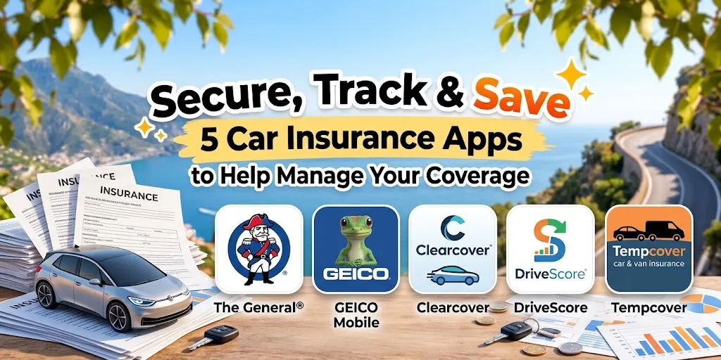 5 Car Insurance Apps that Help Manage Your Coverage