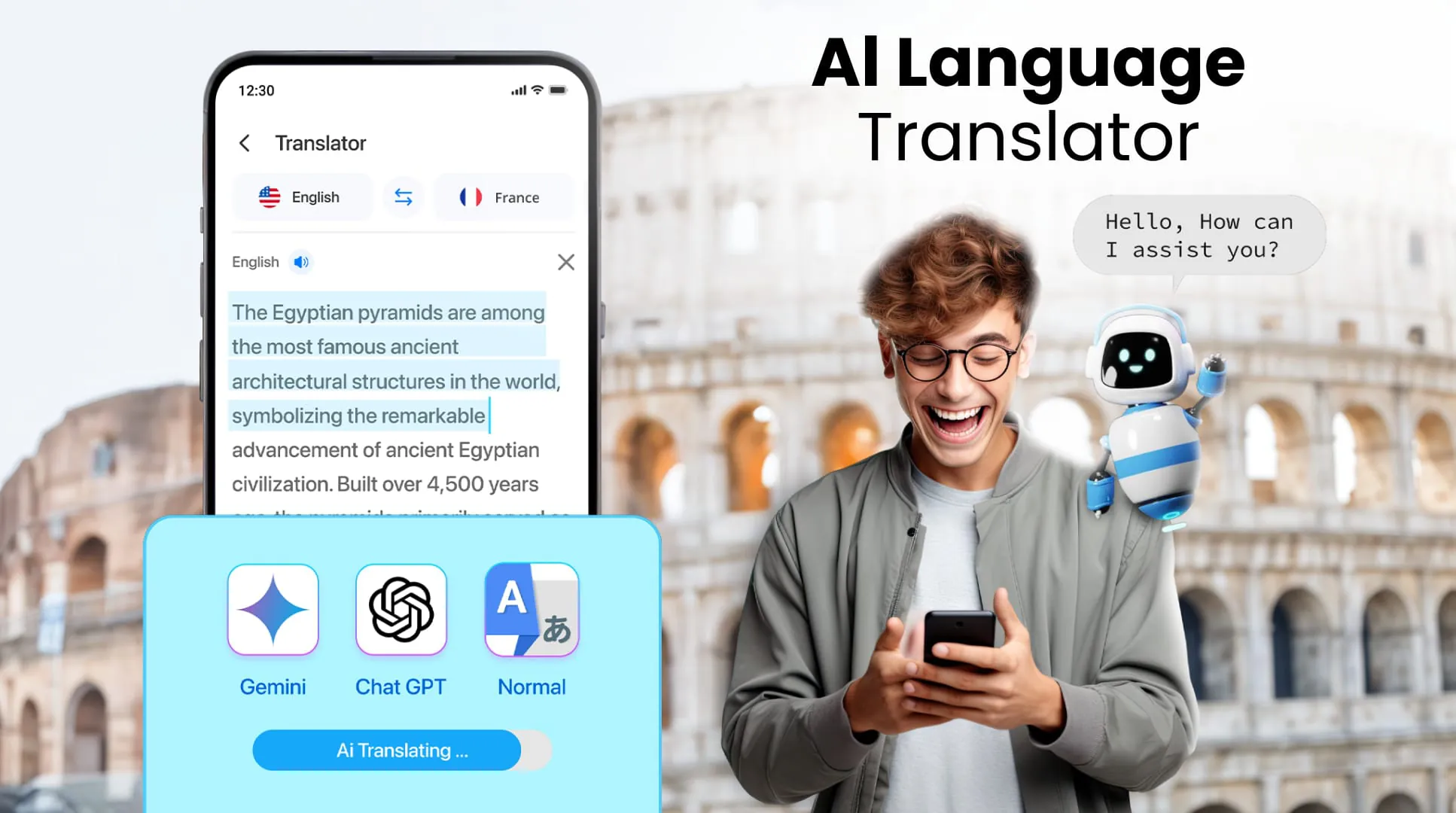 Translate: AI, Camera & Voice