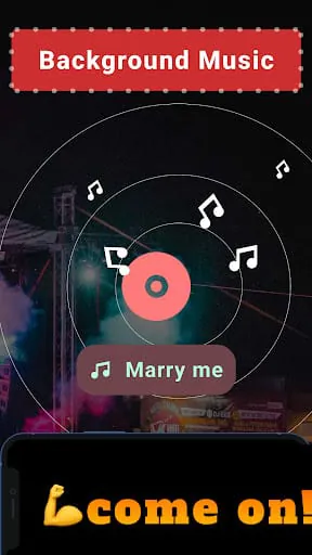 GC LED Banner Music Filshlight