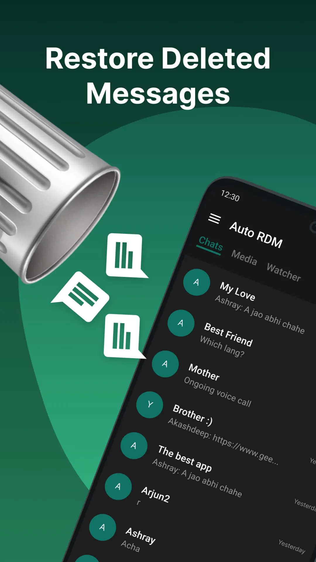 RDM: Recover Deleted Messages