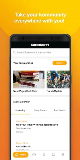 Kommunity: Explore Events
