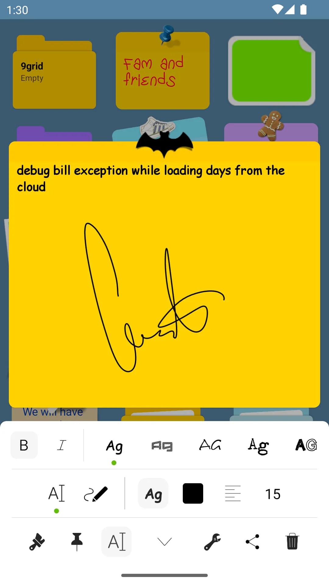 WeeNote Notes and Widget