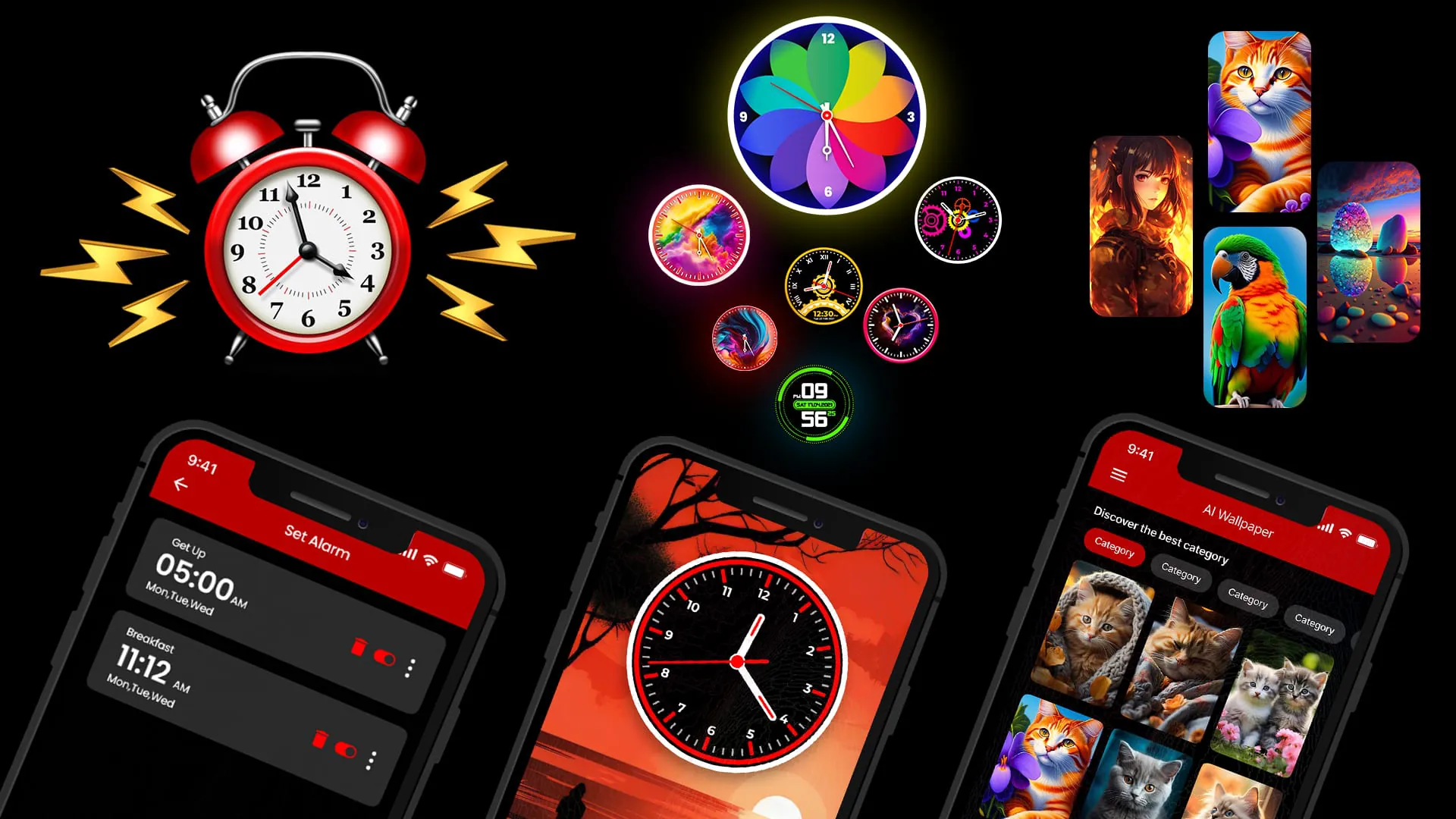 Smart Watch : Clock Wallpapers