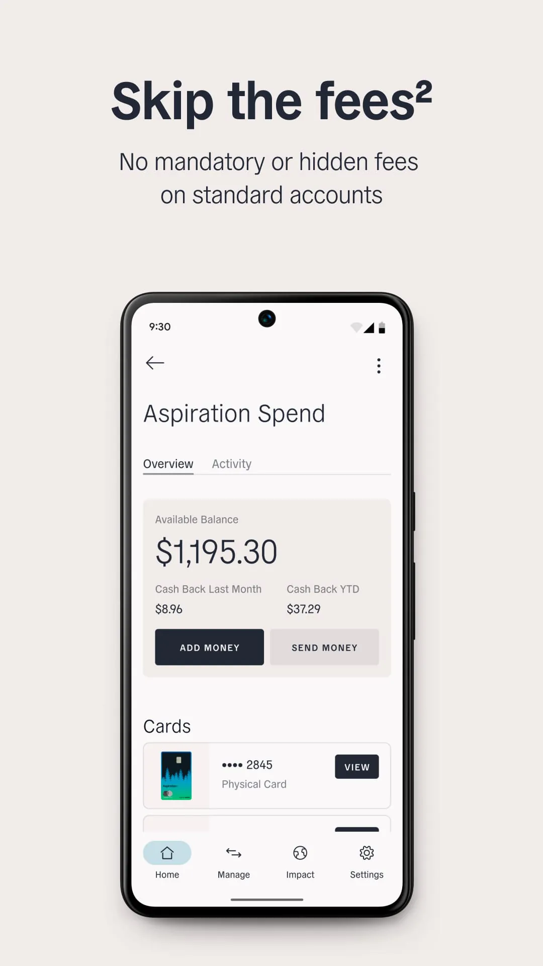Aspiration - Mobile Banking