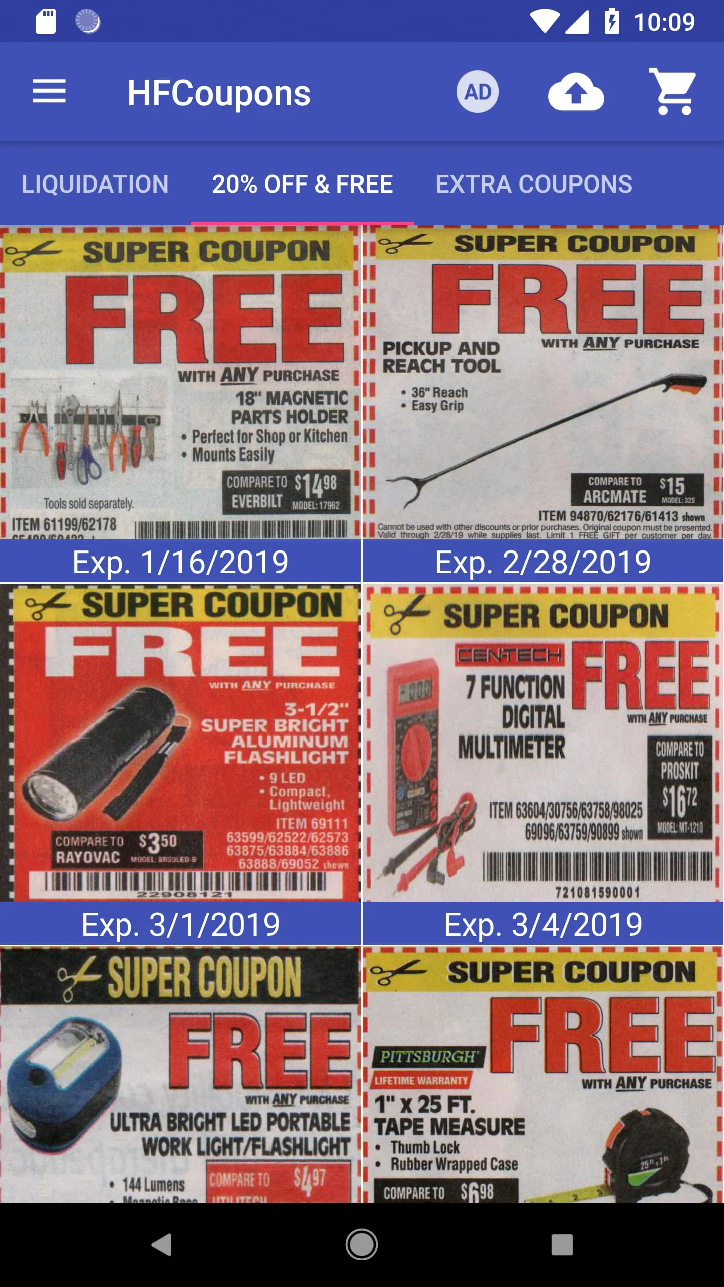 Coupons for Harbor Freight