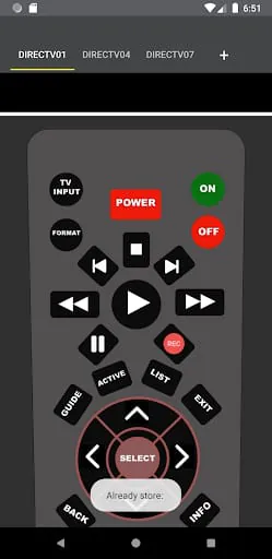 Directv Remote Control