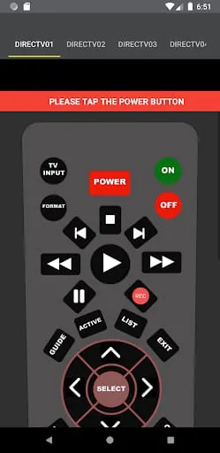 Directv Remote Control