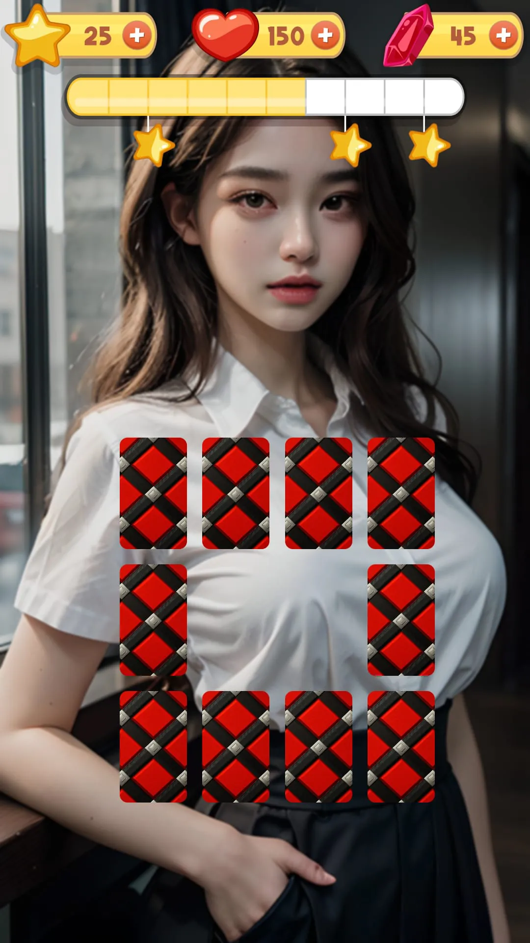 Match Girl CardFlip Adult Game