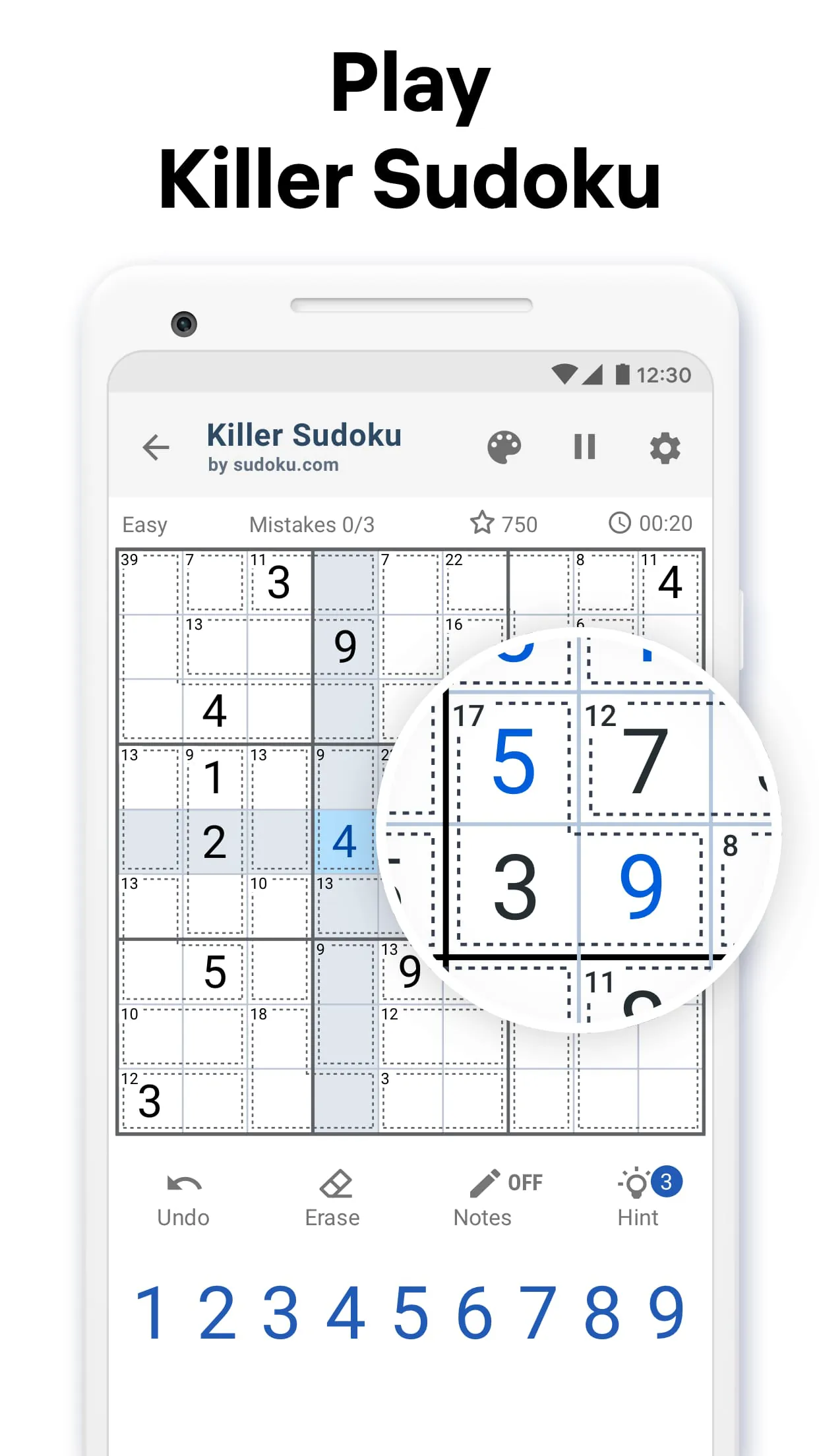 Killer Sudoku by Sudoku.com