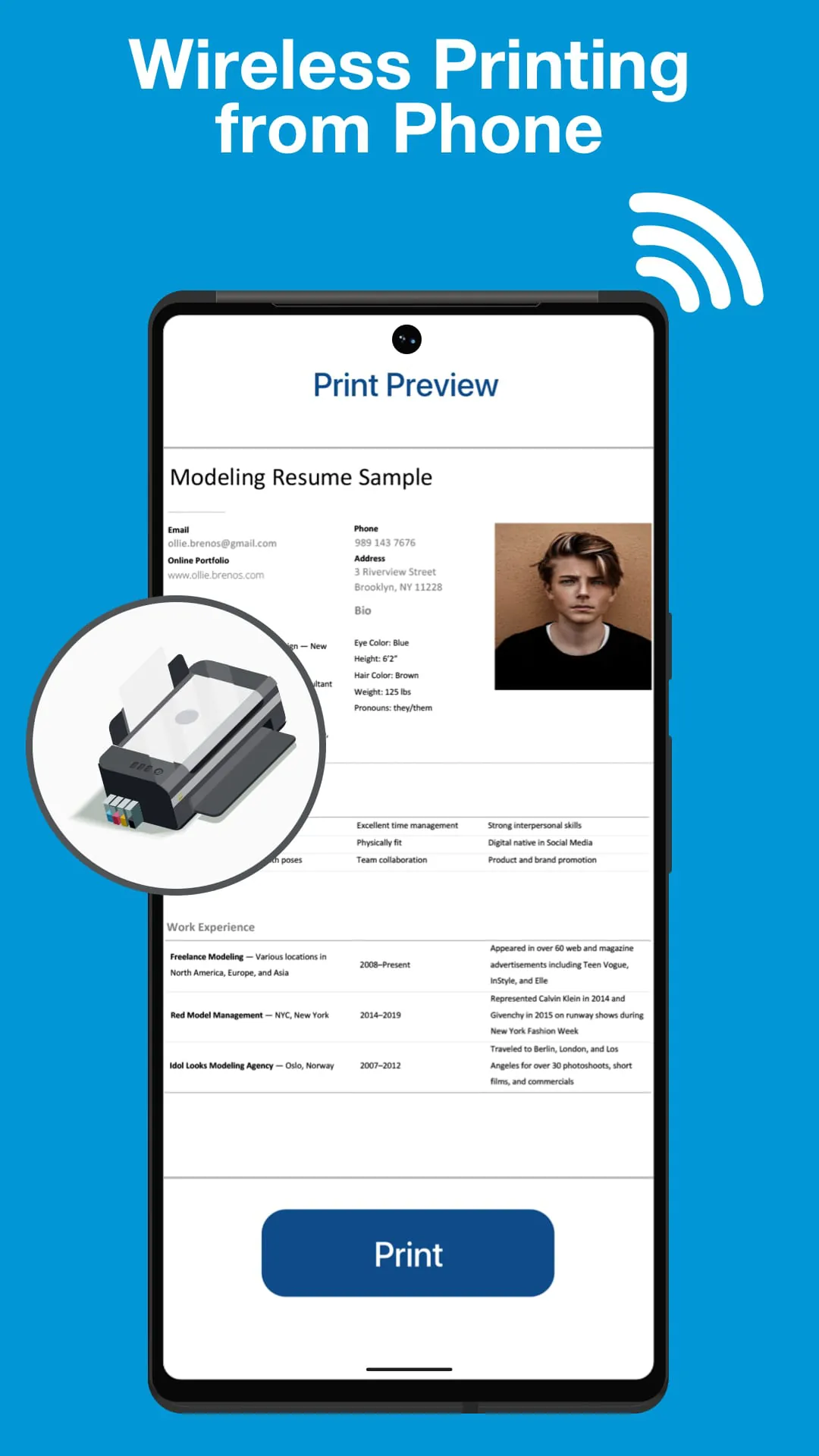 Smart HPrinter Service :ePrint