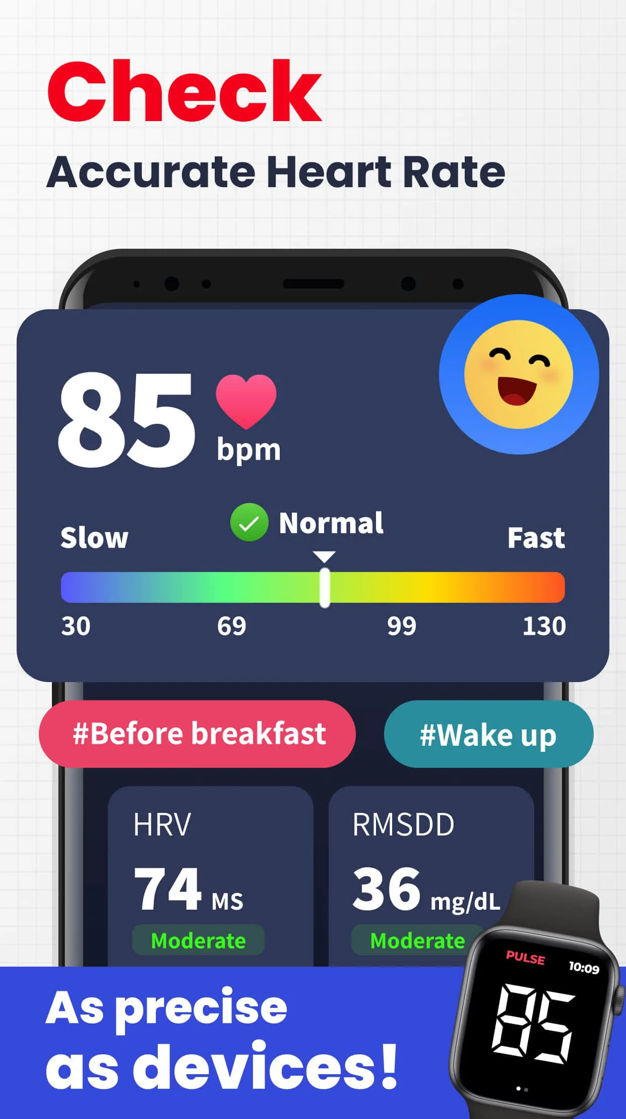 Heart Rate Monitor - Pulse App