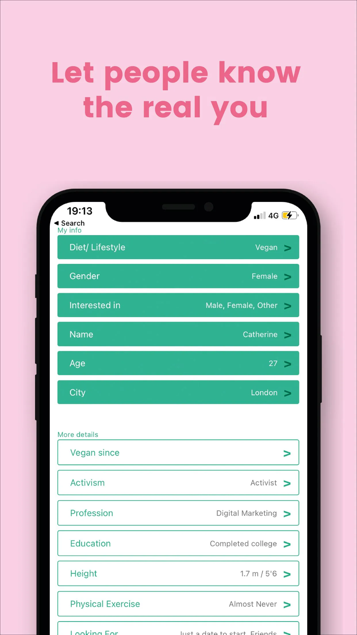 Veggly – Vegan Dating App