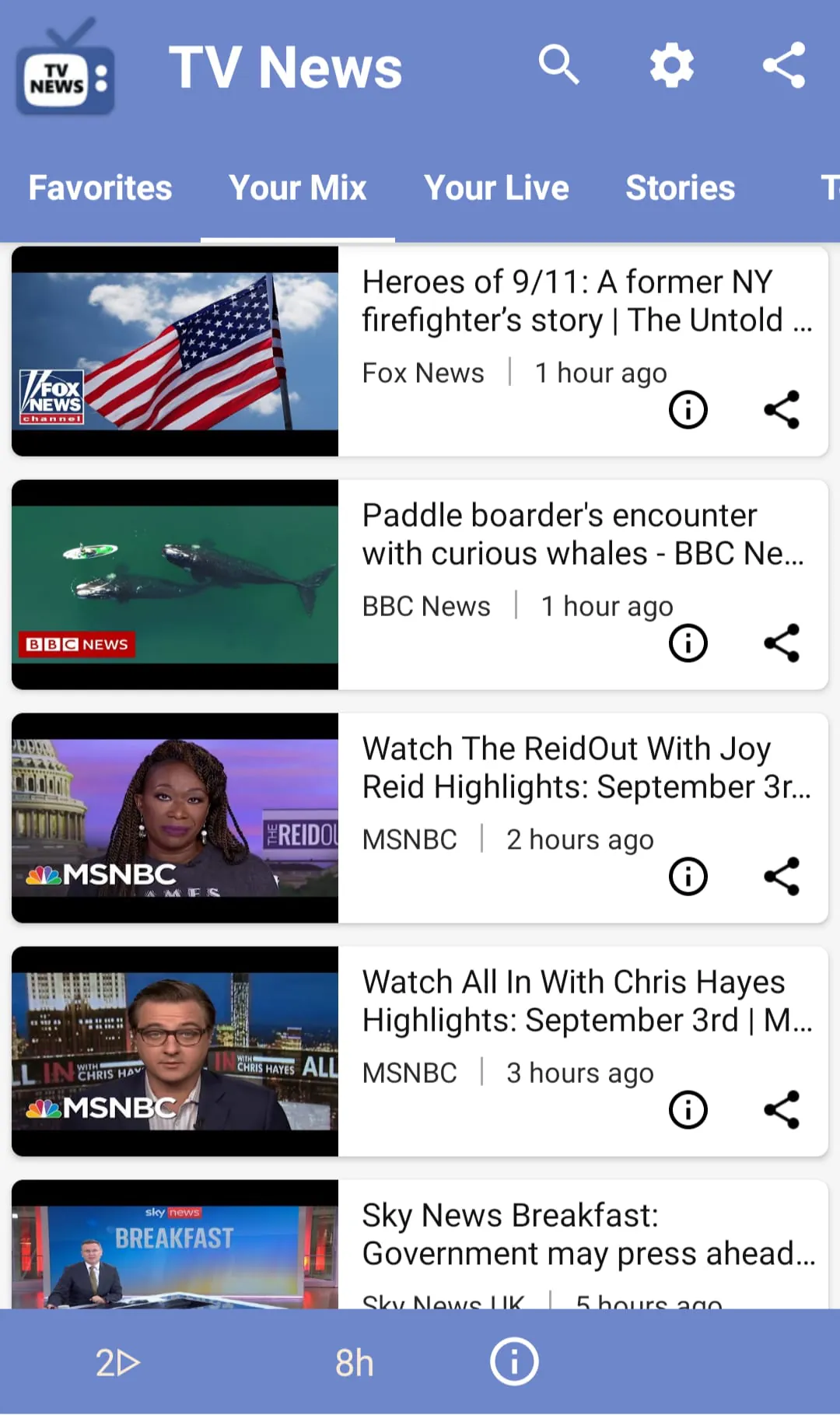 TV News - World News Player