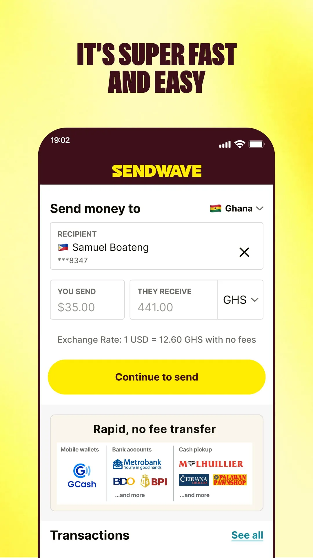 Sendwave—Send Money