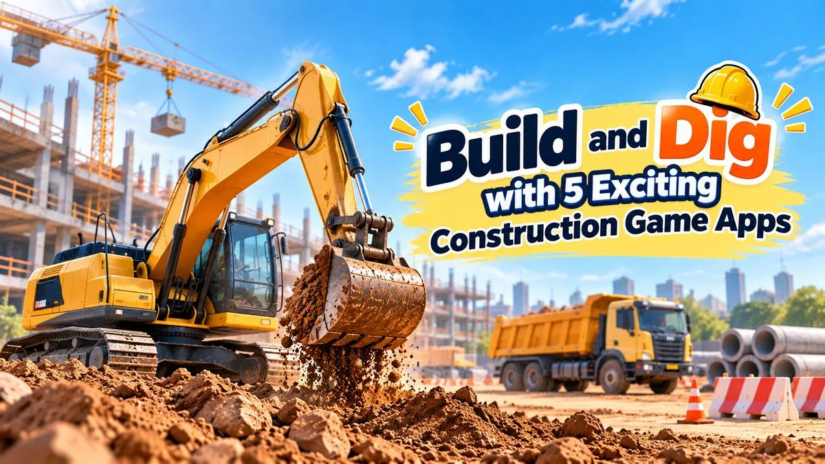 Build and Dig with 5 Exciting Construction Game Apps