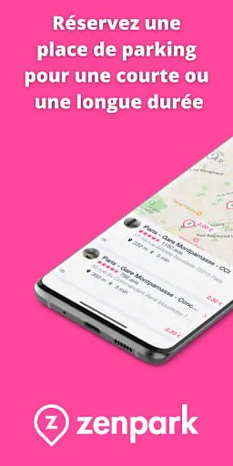 Zenpark, book a parking space