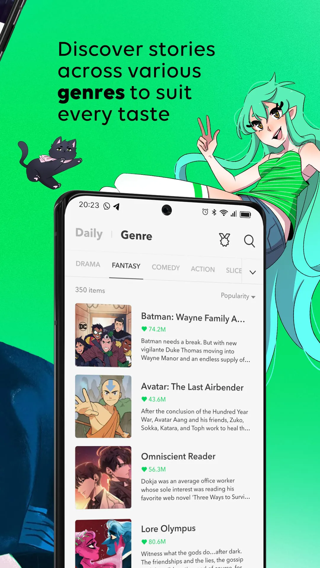 WEBTOON: Manga, Comics, Manhwa