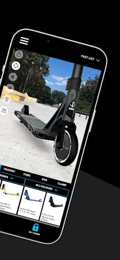 Scooter 3D custom builder