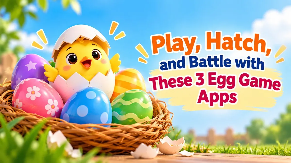 Play, Hatch, and Battle with These 3 Egg Game Apps